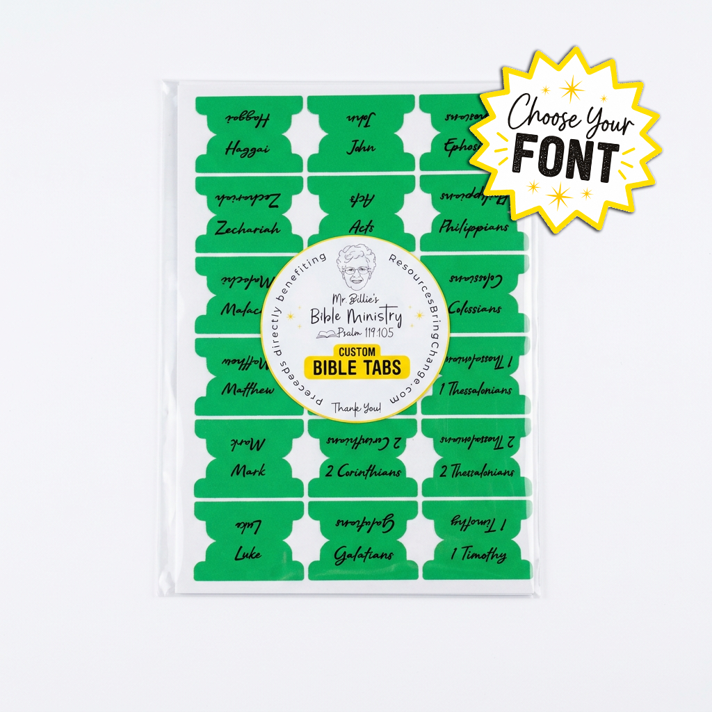 Meadow Green - Bible Tabs