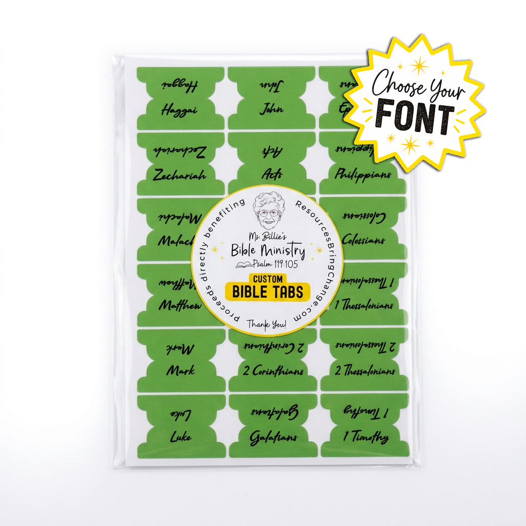 Spring Green - Bible Tabs