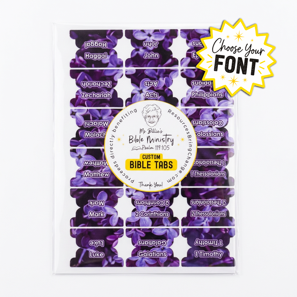 Purple Garden - Bible Tabs