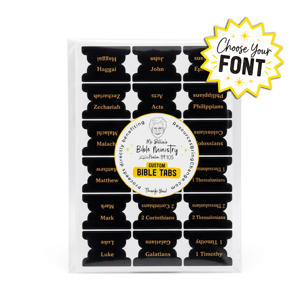 Black & Gold - Bible Tabs