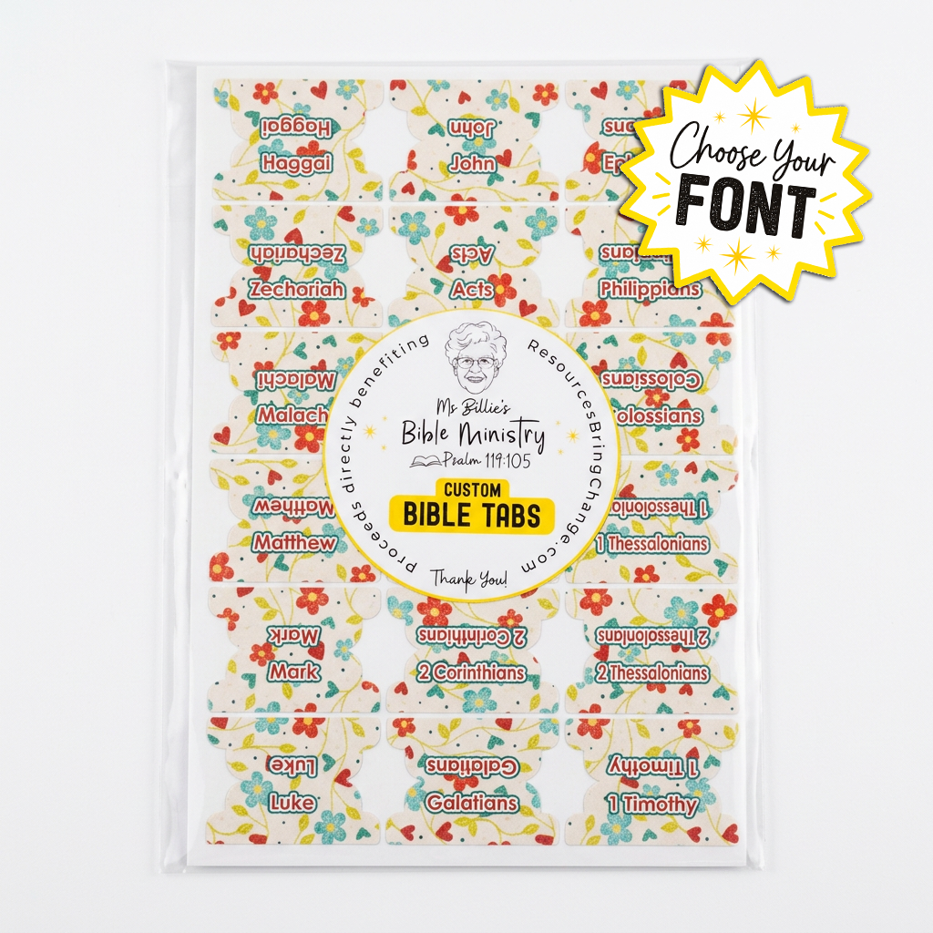 Pioneer Floral - Bible Tabs